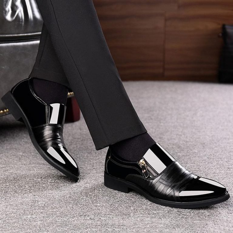 Shiny Leather Dress Shoes GIOVANNI SHOES