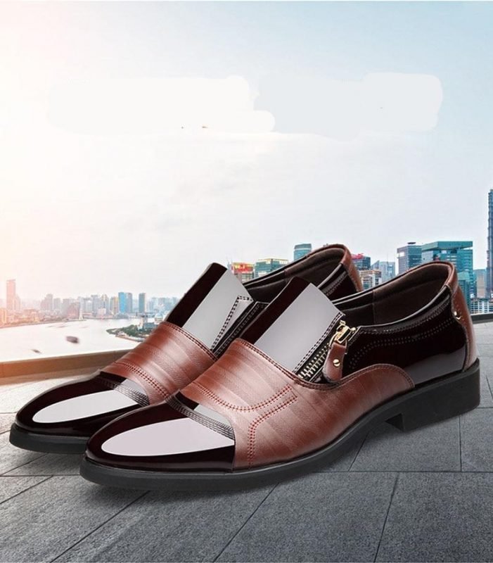 Shiny Leather Dress Shoes GIOVANNI SHOES