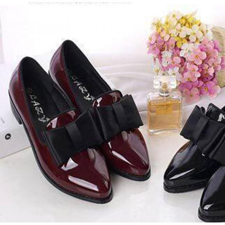 Low Heels Bow Pointed Shoes GIOVANNI SHOES